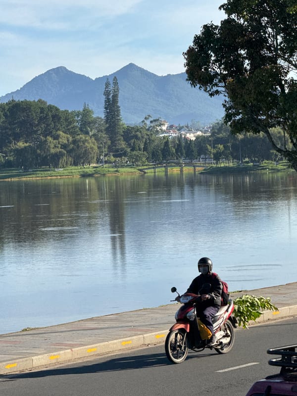 Xuan Huong Lake promenade buzzing with everyday Da Lat life