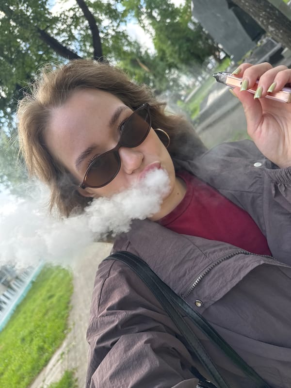 Morning snapshots from Chaikovsky: selfies, kids, and a neon sign