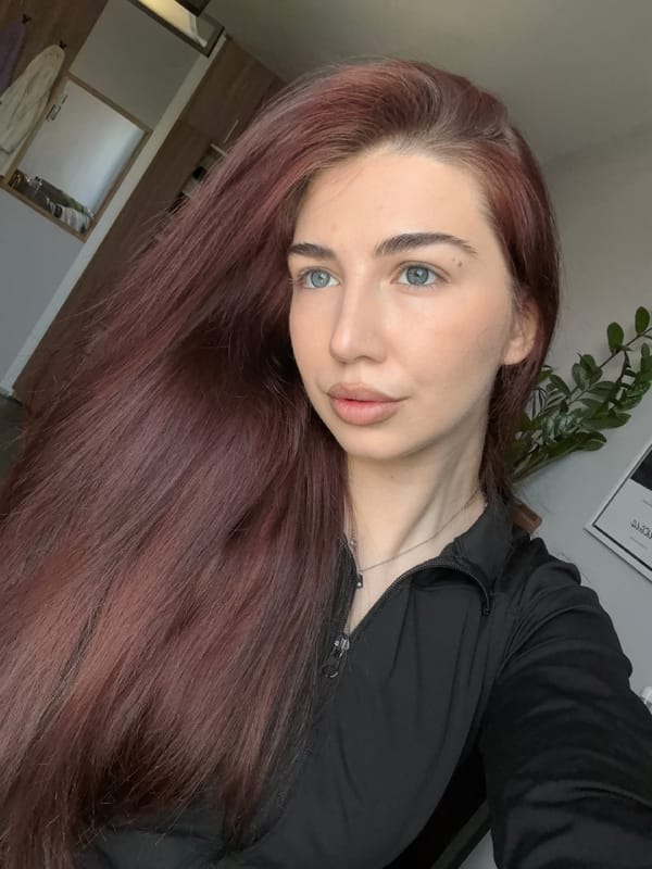 Woman takes selfies in bedroom in Stara Zagora