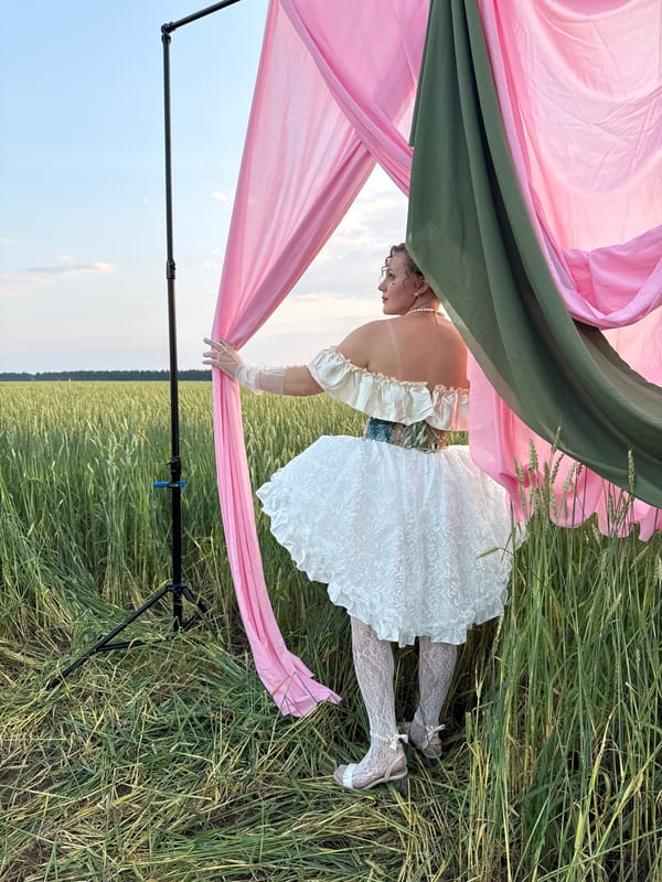 A quiet summer afternoon in rural Foki, Russia