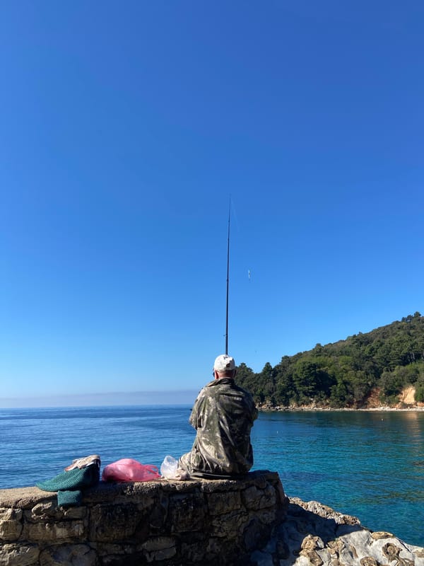 Morning scenes captured at Budva coastal restaurants and architecture