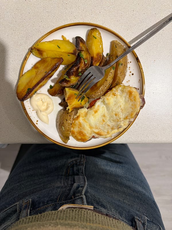 Meal documented on countertop in Засечное, Russia