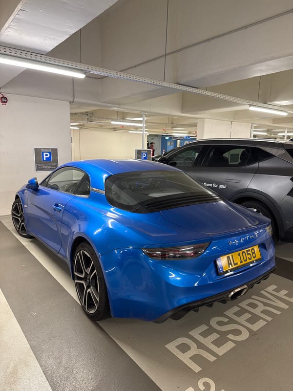 Luxury cars and chocolate cake spotted in Luxembourg City