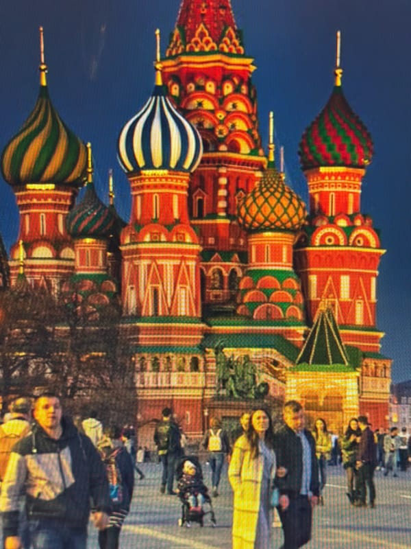 Moscow landmarks and winter scenes, misfiled to Kafr Yasif