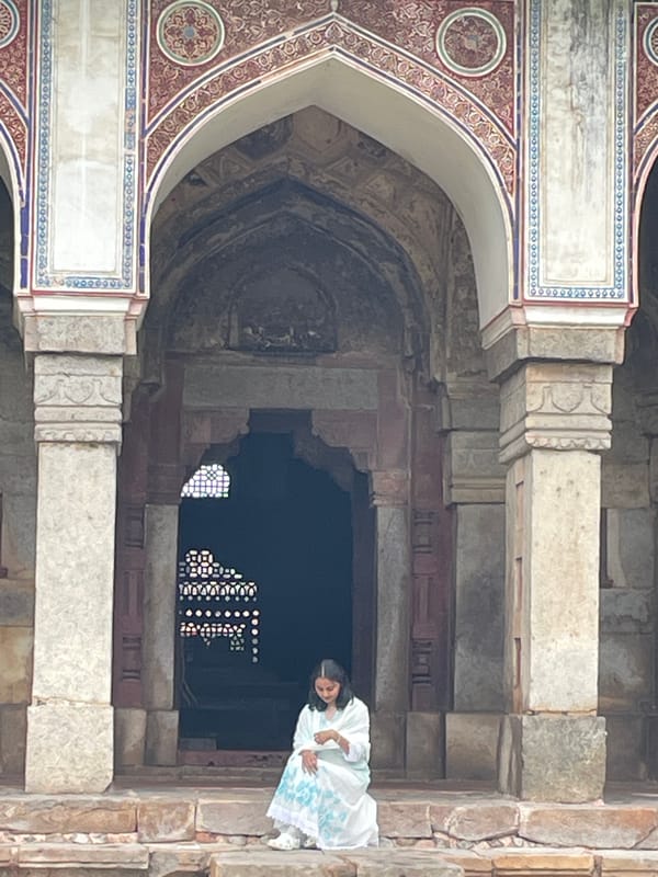 Wandering Delhi's Mughal tomb circuit on a cloudy morning