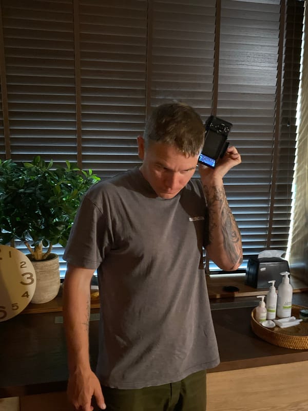 Spa treatments filmed on-site during an apparent content shoot
