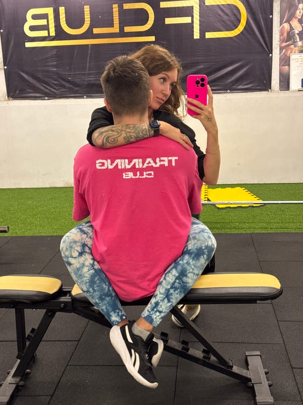 Fitness session documented at Chaikovsky gym facility