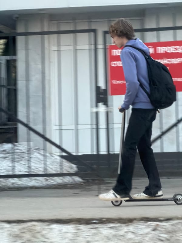 Everyday street scenes captured in Perm, Russia