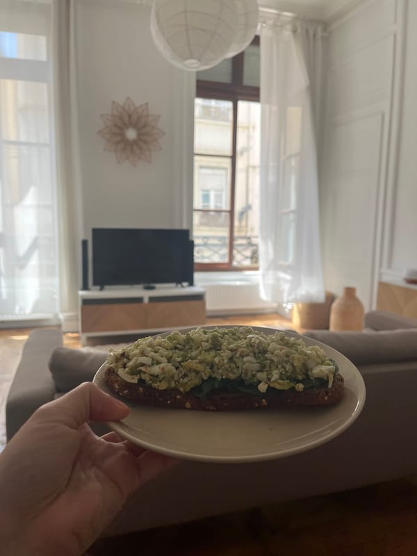 Lyon resident documents quiet morning breakfast routine
