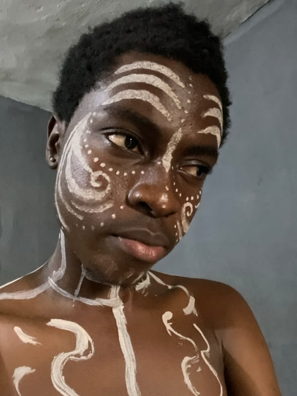 Traditional body art portrait captured in Nkpor, Nigeria