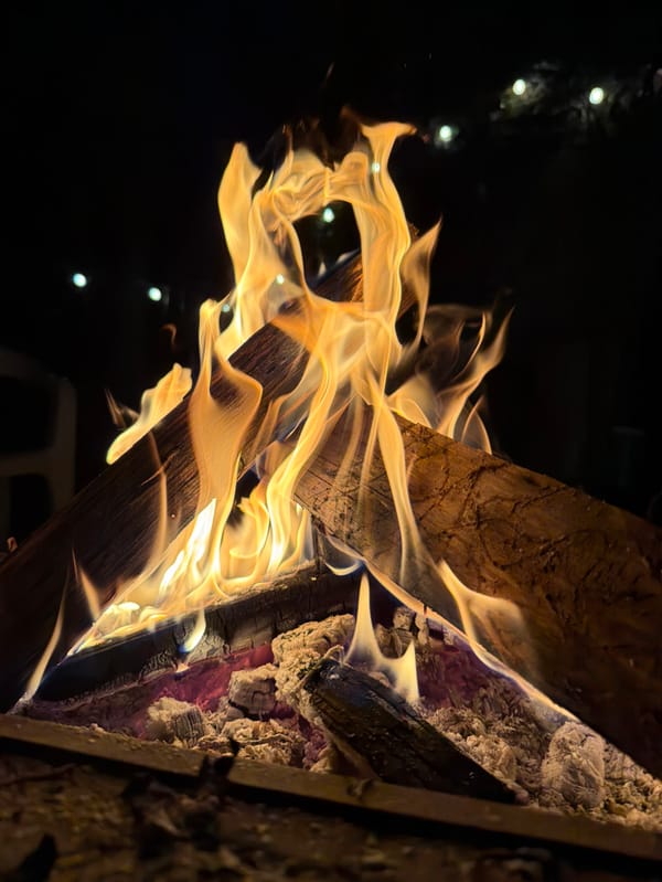 Outdoor fire burns in Mexico City area early morning