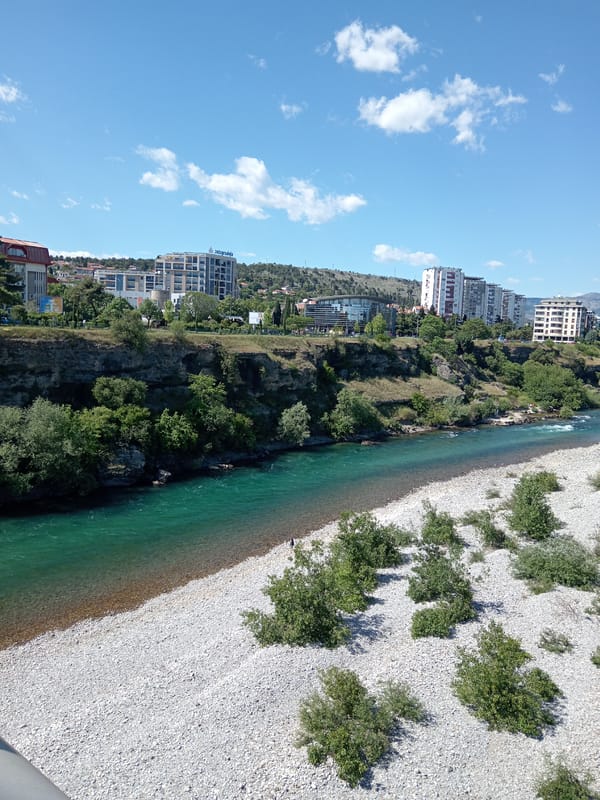 Witness documents casual walking tour through Podgorica, Montenegro