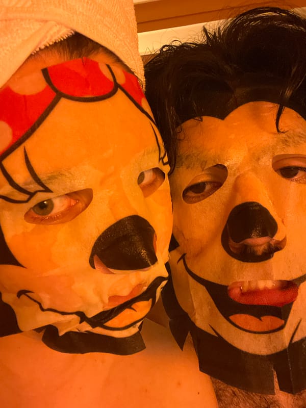 Tel Aviv residents spotted wearing cartoon face masks during social media challenge