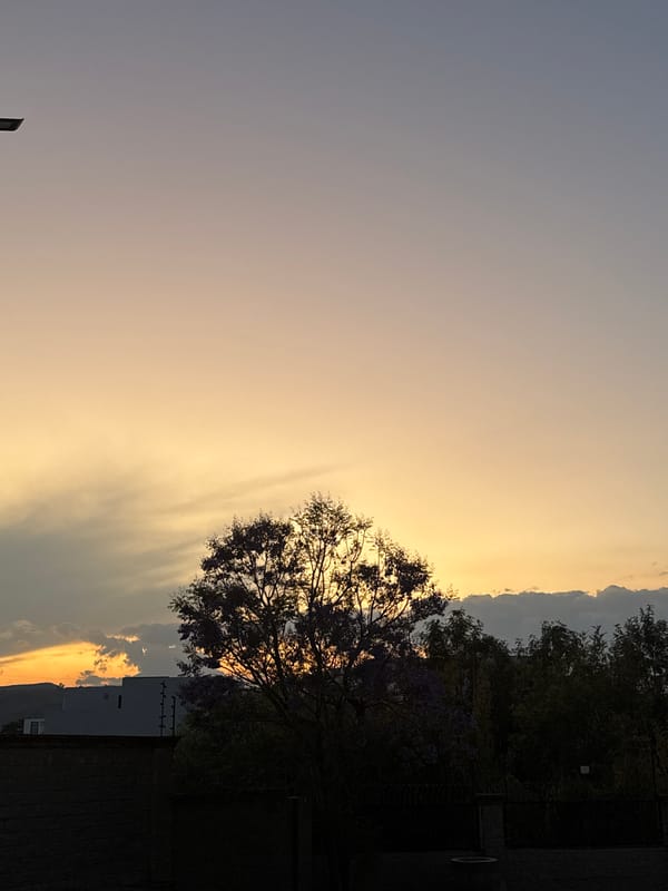 Twilight sunset captured by witnesses in Santa Clara Ocoyucan