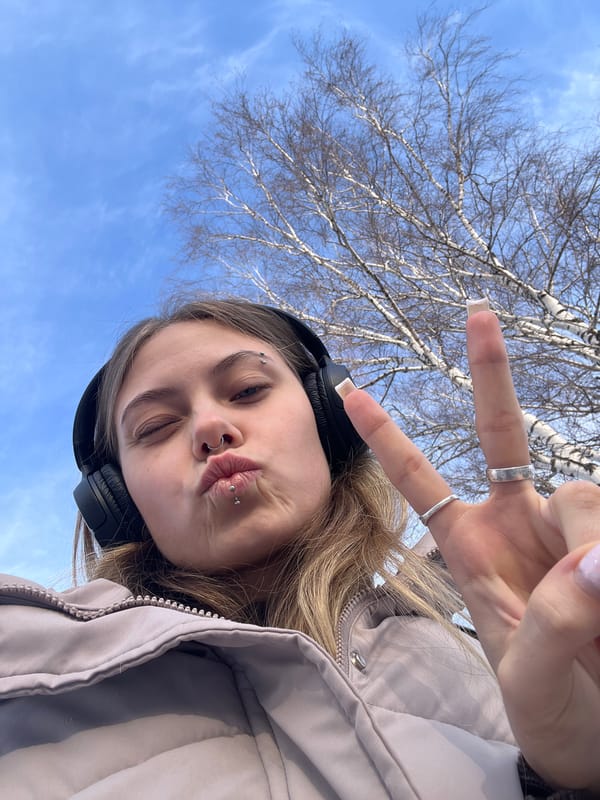 Spring selfies captured in Фоки, Russia