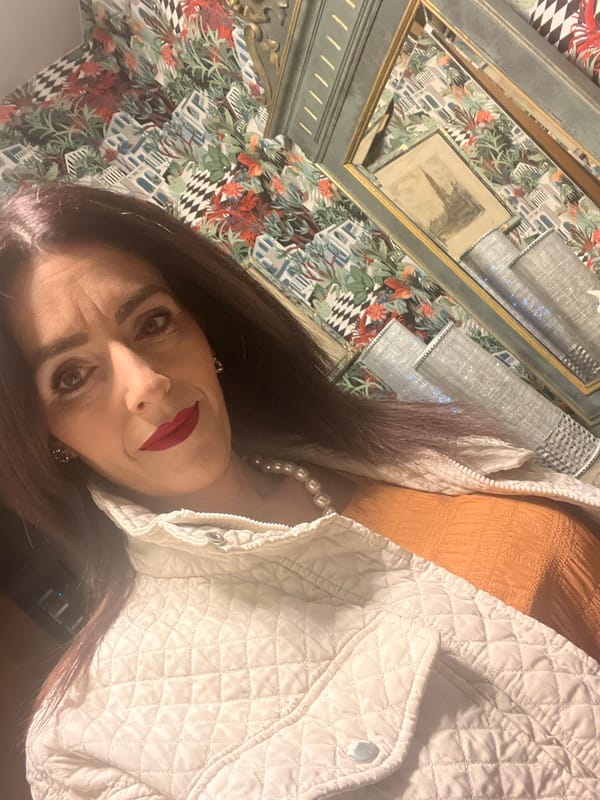 Woman takes selfies in early morning hours, Konz Germany