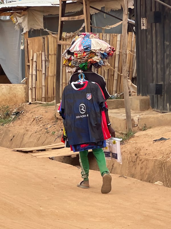 Daily life documented in Nigerian communities during evening hours