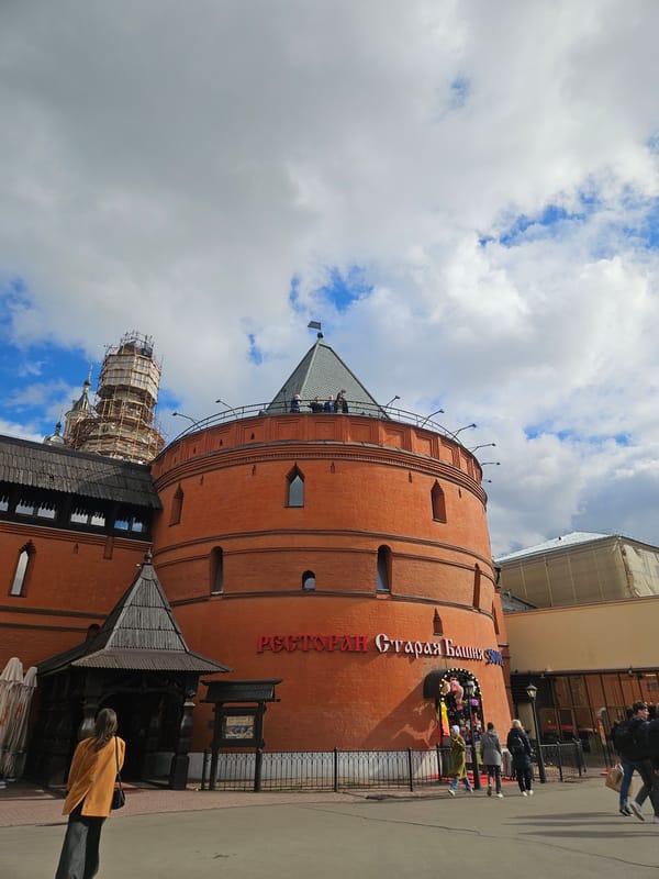 Tourists explore Moscow's Kremlin Izmailovo cultural complex
