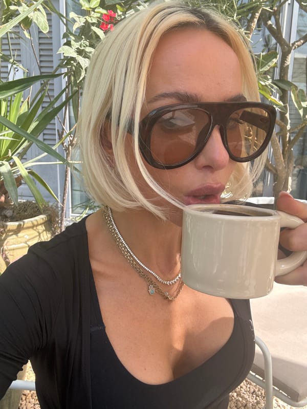 Morning breakfast documented at Dubai Design District cafe