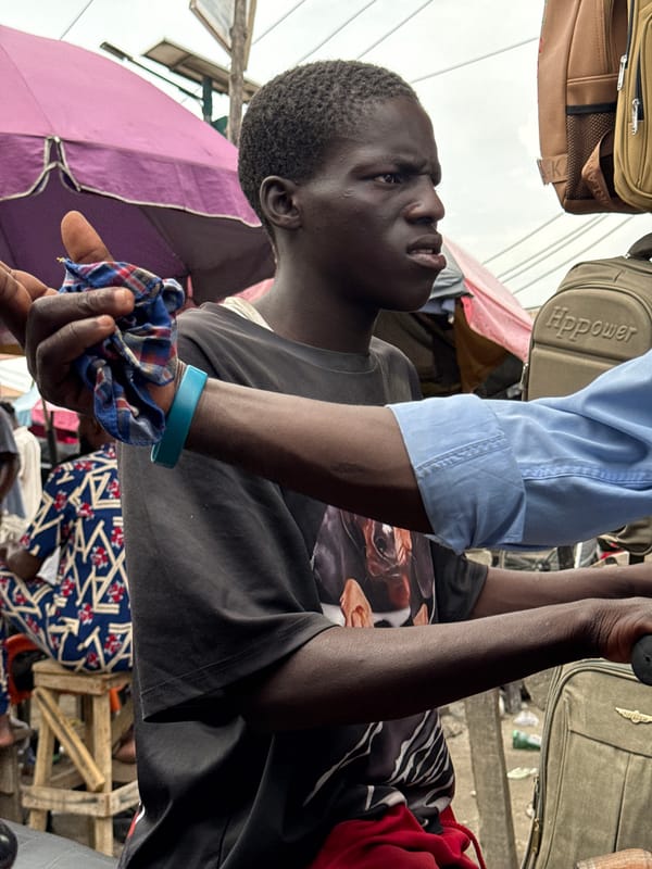 Nigerian street life documented across Lagos region Monday afternoon