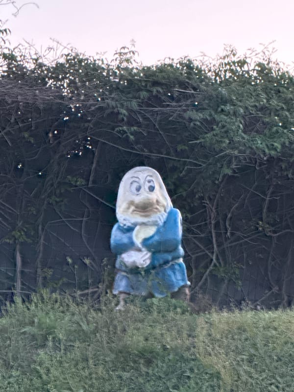 Cartoon statues spotted in Fethiye parks during sunset hours