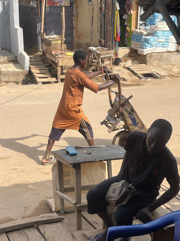 Morning street life documented across Abuja neighborhoods