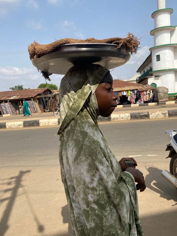 Morning street life documented in Kafanchan B, Nigeria