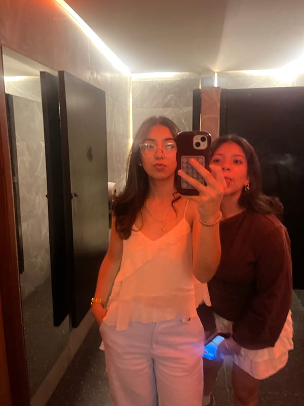 Friends gather for evening social event in Puebla, Mexico