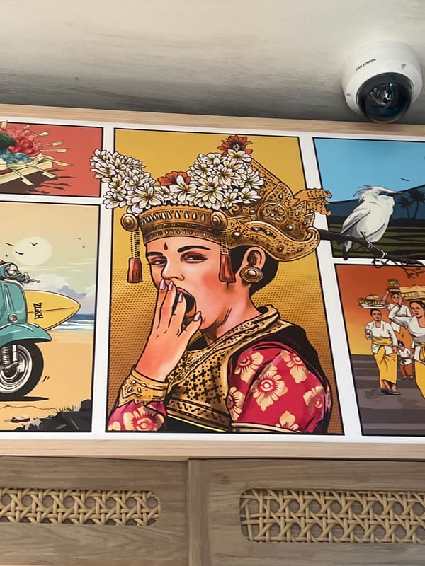 Traveler documents arrival experience at Bali airport