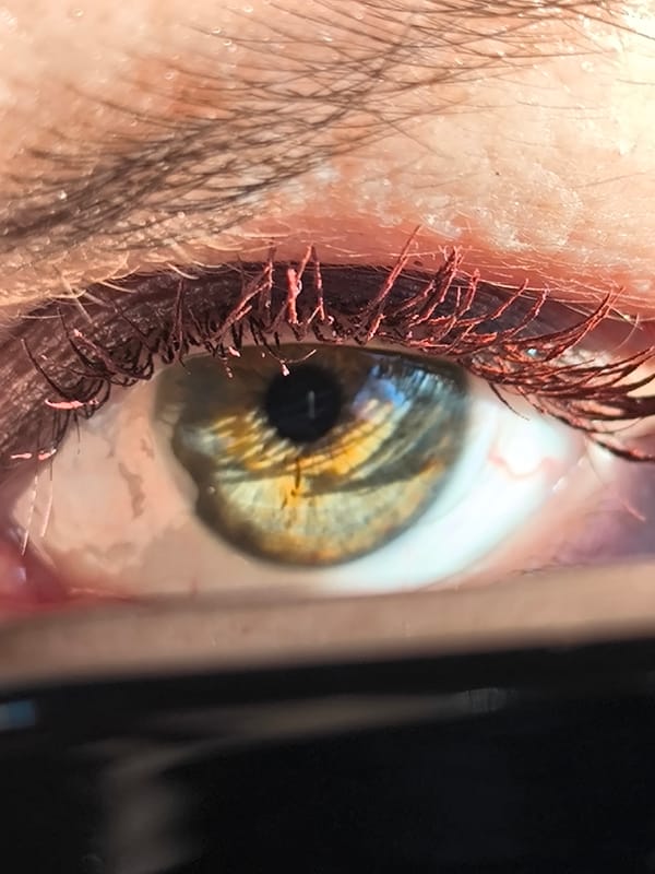 Close-up eye photographs captured in Riga, Latvia