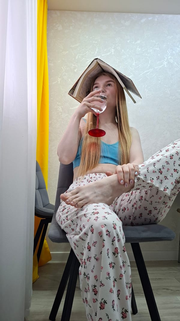 Woman photographed in casual indoor setting in Chaikovsky, Russia