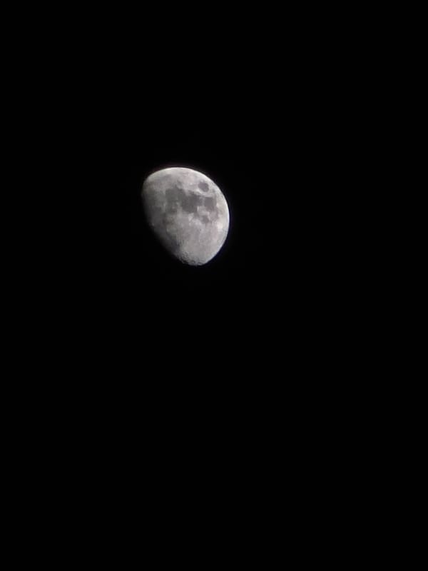 Moon phases photographed over Sofia during evening hours