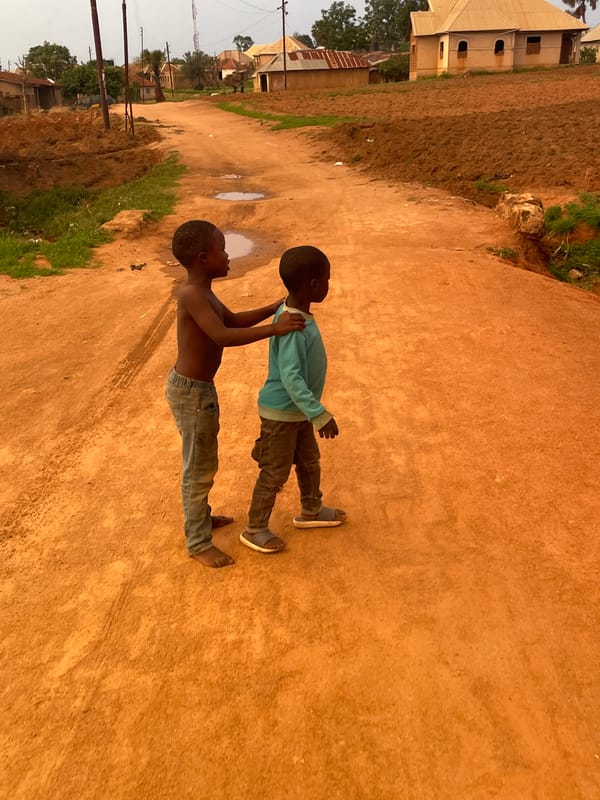 Children observed on streets and fields in Bukuru, Nigeria