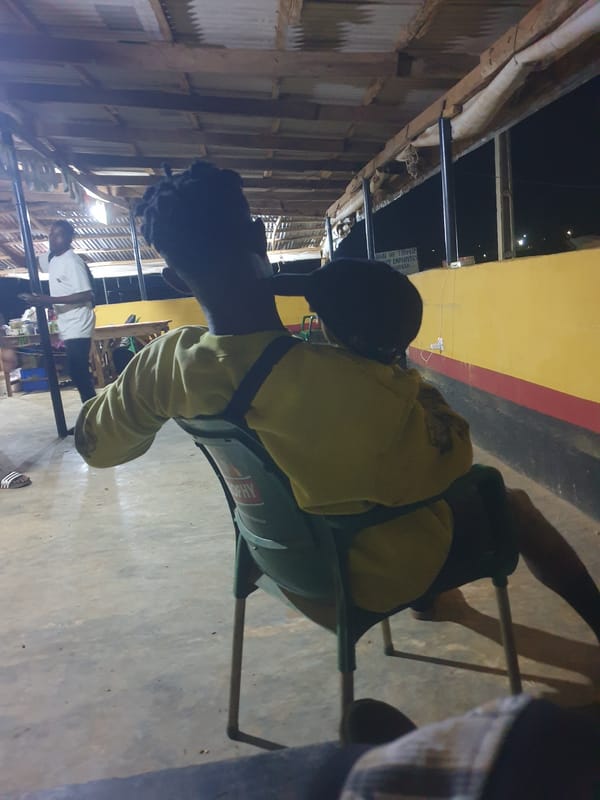 Evening market activity documented in Anilelerin, Nigeria