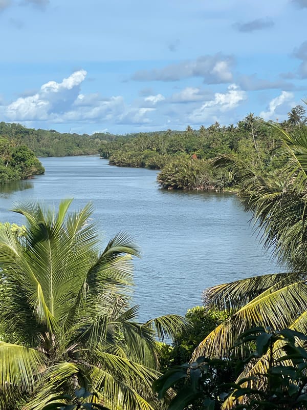 Tranquil river scene documented in Kadewatta, Sri Lanka