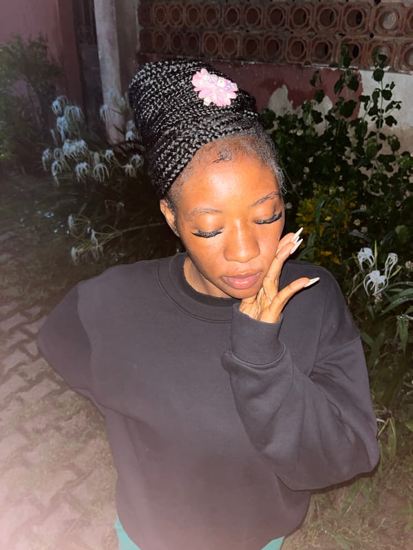 Nighttime photo session in a Jos residential area