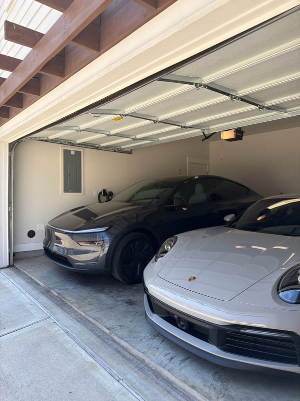 Houston garage opens revealing Porsche and Tesla