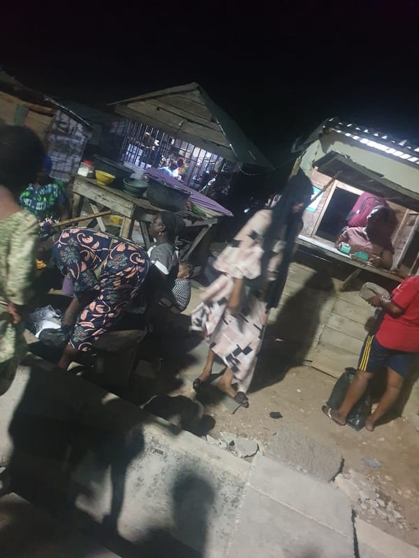 Night gathering documented in Zango-ndaji, Nigeria