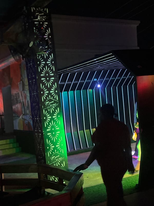 Person documents night out at entertainment venue in Nigeria