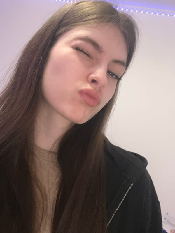 Young woman documents daily life through selfies in Saint Petersburg