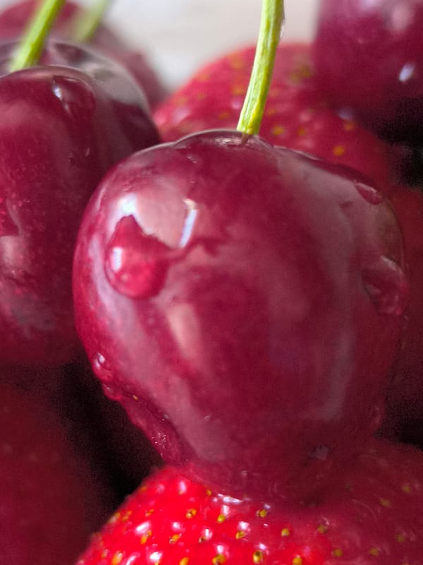Summer fruit photography session documented in Klaipėda, Lithuania