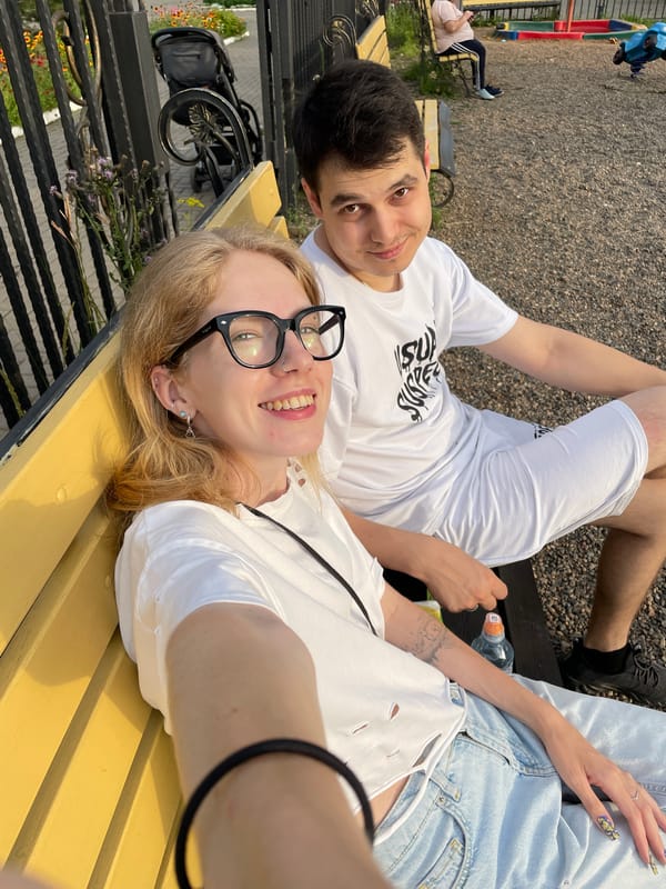 Lazy summer afternoon at a park in Izhevsk