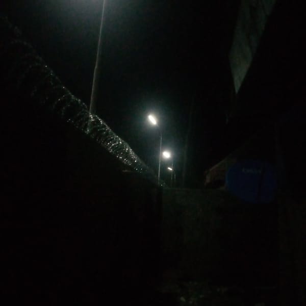 Anonymous witness documents nighttime urban scene over 30 minutes