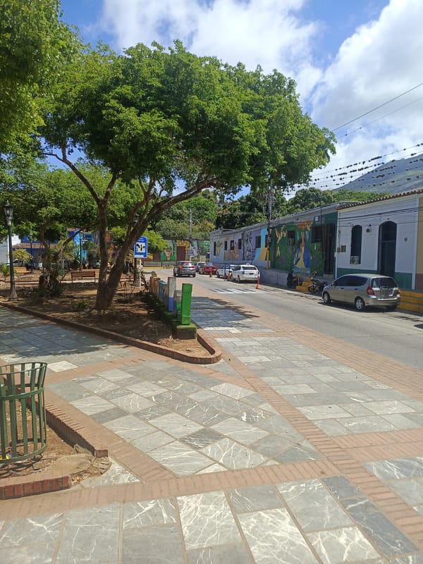 Motorcyclist captures casual street scenes in La Asuncion, Venezuela