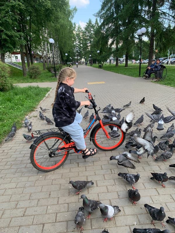 Morning life moments captured across Chaikovsky, Russia