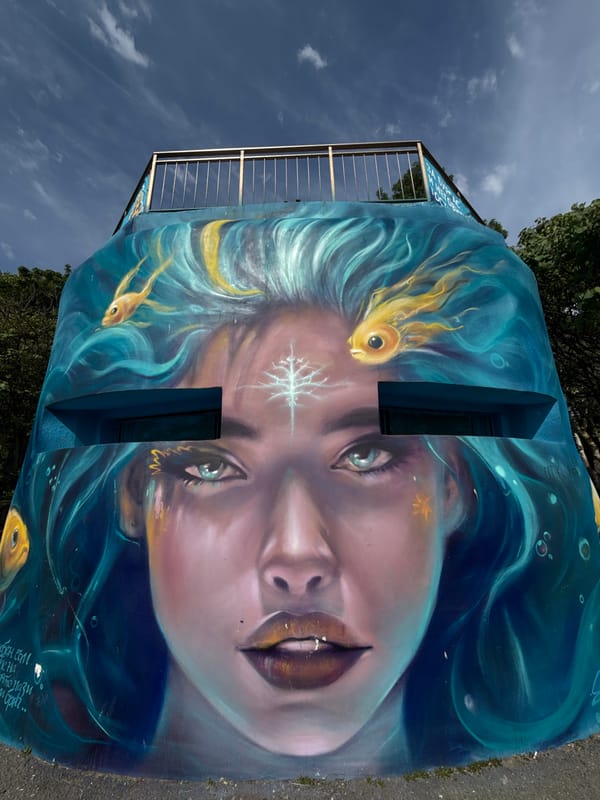 Street art, old wells, and park details in Burgas