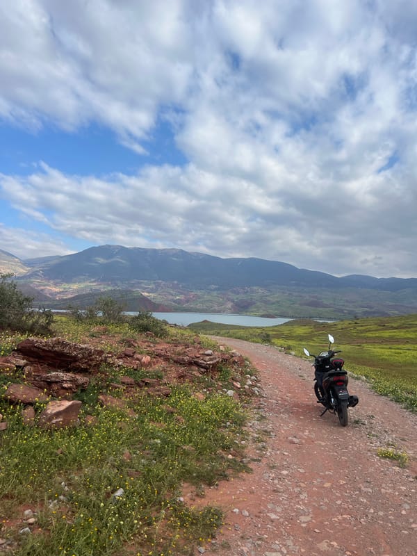 Dramatic skies and mountain roads captured in Morocco