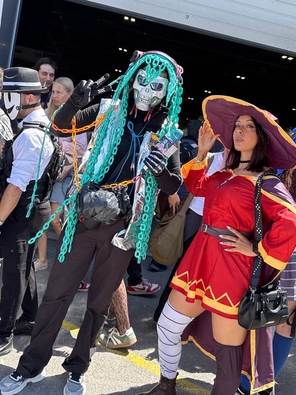 Diablo 3 and fantasy costumes spotted at a Sofia street event