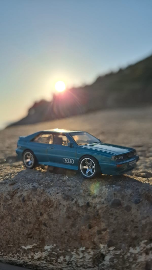 Photographer captures coastal scenes, toy car in Boreti Montenegro
