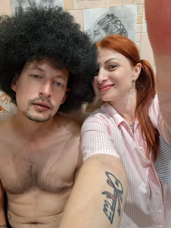 Afro wig, shot glasses, and silly selfies in Belarus